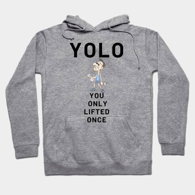 YOLO Hoodie by Statement-Designs